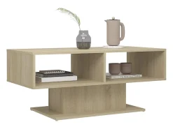 Mesa De Centro*vidaxl Mesa de centro derivados de madeira carvalho sonoma Natural claro