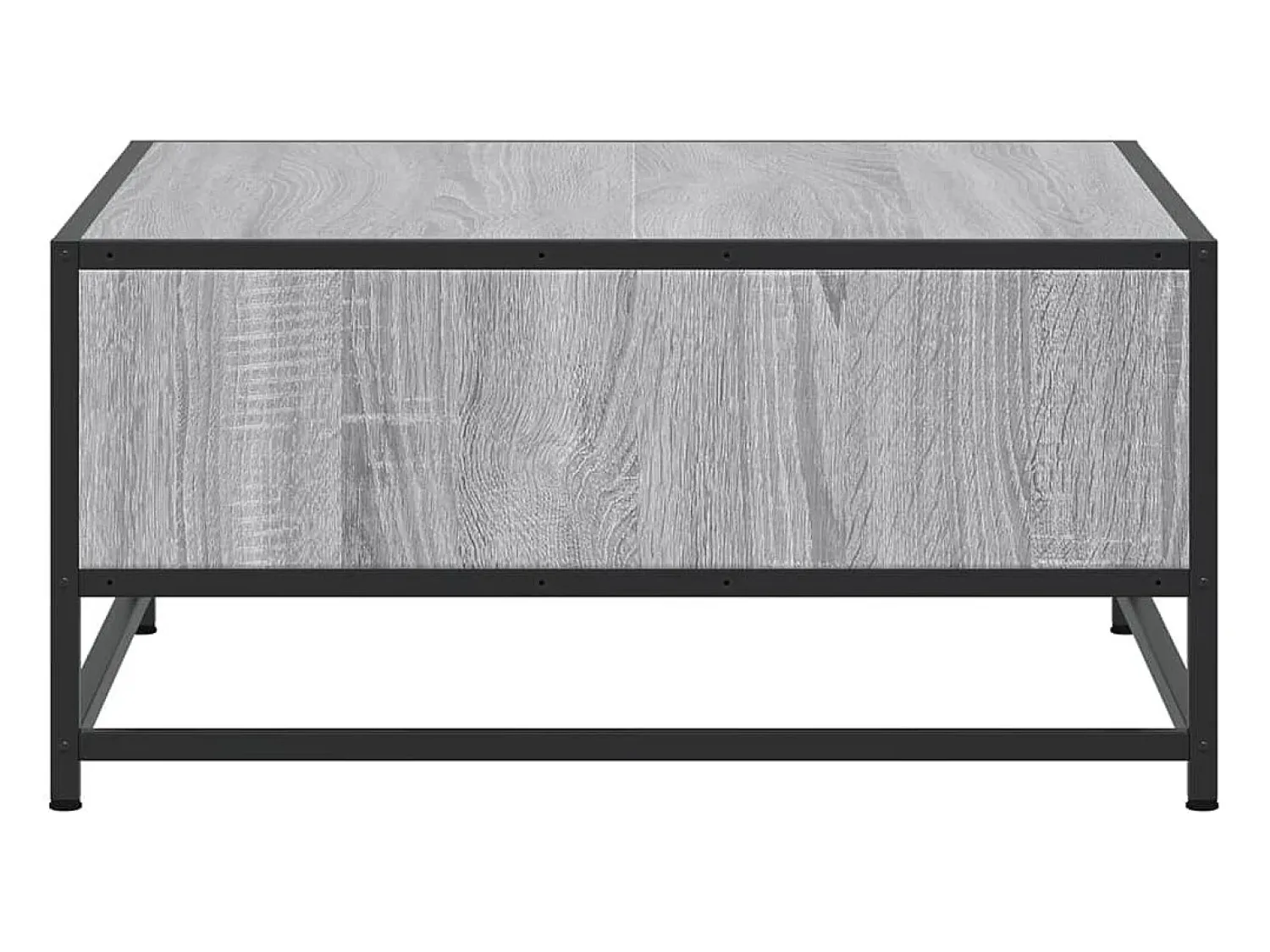 Mesa De Centro*vidaxl Mesa de centro derivados de madeira e metal sonoma Cinzento