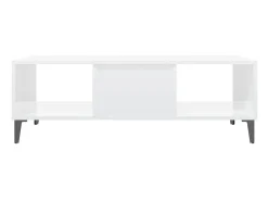 Mesa De Centro* Mesa de centro derivados de madeira brilhante PT601479 Branco