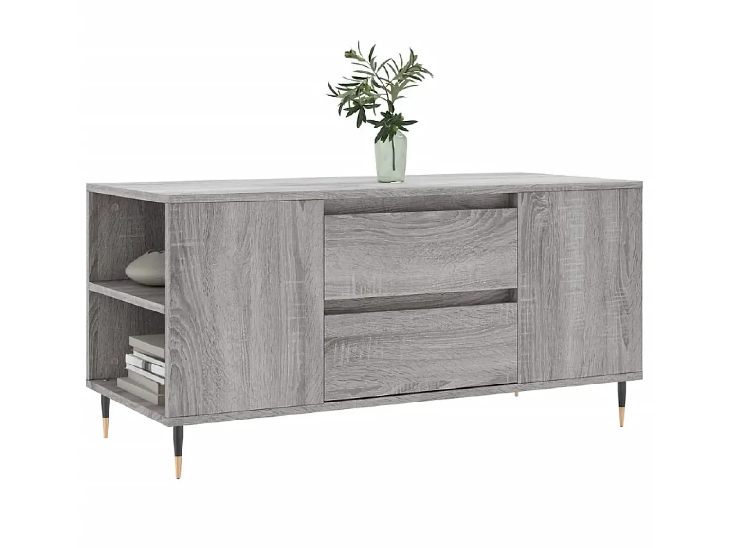 Online Mesa de centro derivados de madeira sonoma cinza PT561041 Cinzento