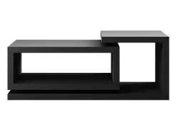 Discount Meublorama Mesa de centro design coleção BERGAME. Cor super fosco Estilo design Preto