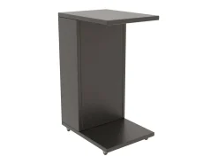 Mesa De Centro|Dmora Mesa de centro Dgambazz, Mesa de café, Suporte de revistas para sofá, Prateleira para sala de estar, 30x40h63 cm, Antracite Preto