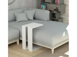 Dmora Mesa de centro Dghisolf, TavoA parte inferior do café, Porta-revistas para sofá, Prateleira para sala de estar, 30x40h57 cm,^ Mesa De Centro