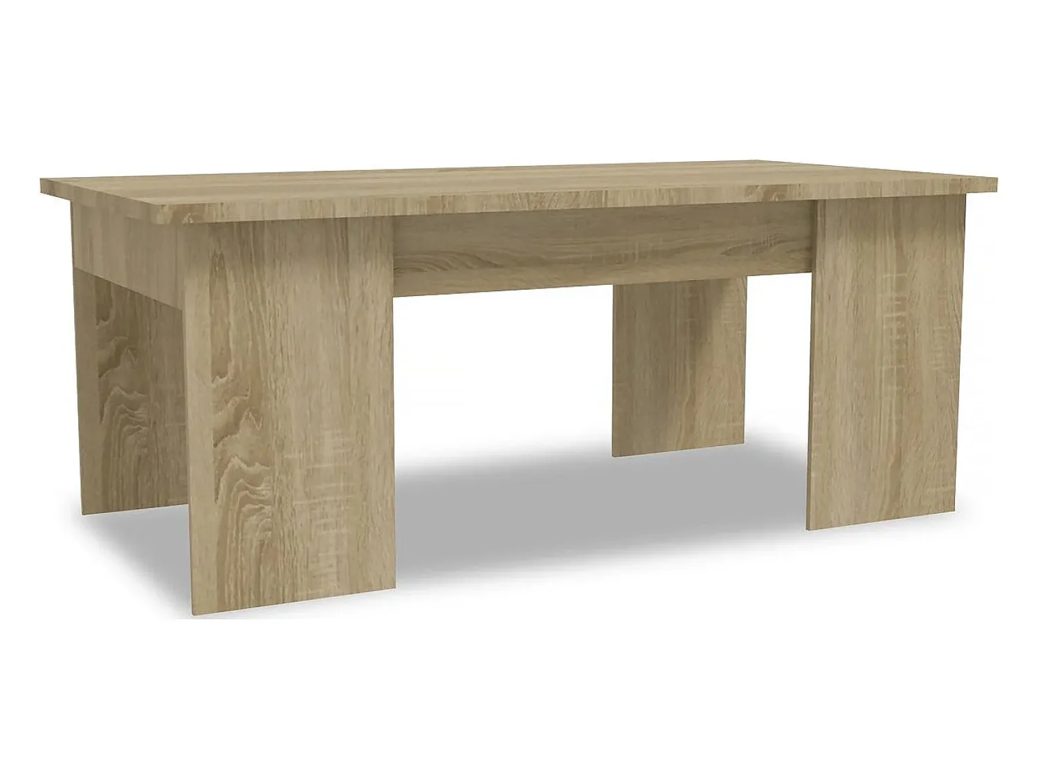 Clearance Habitat et jardin Mesa de centro "Diana" - 102 x 50 x 43 cm - Carvalho Castanho