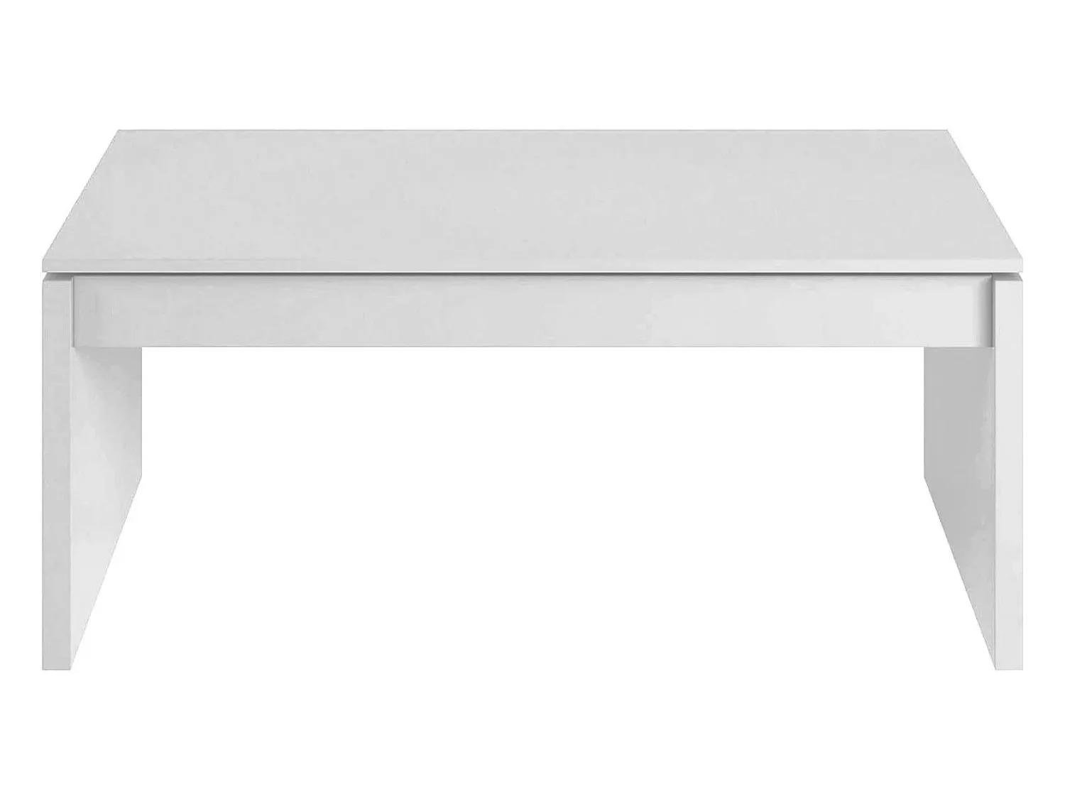 Dmora Mesa de centro Dlenzin, Mesa de centro com tampo elevatório, Mesa baixa da sala, 102x50h43/54 cm, brilhante^ Mesa De Centro