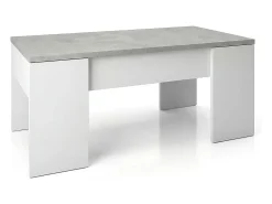 Mesa De Centro|duehome Mesa de centro elevatória Vita Cinzento / Branco