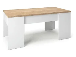 Mesa De Centro|duehome Mesa de centro elevatória Vita Natural claro