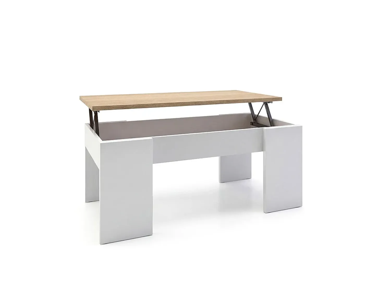 Mesa De Centro|duehome Mesa de centro elevatória Vita Natural claro