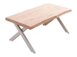 Mesa De Centro*ADEC Mesa de centro elevatória Xena Fit Natural claro / Branco