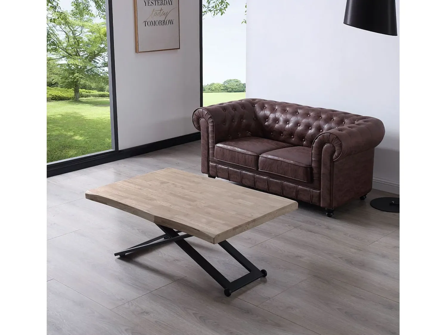 Mesa De Centro*duehome Mesa de centro elevatória Lada Fit Multicor