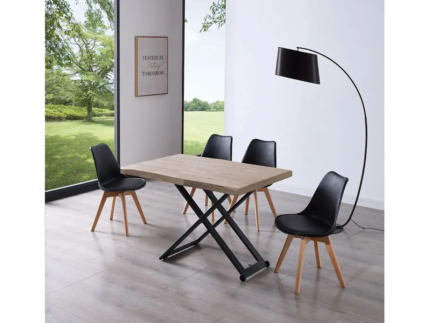 Mesa De Centro*duehome Mesa de centro elevatória Lada Fit Multicor