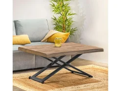 Mesa De Centro*duehome Mesa de centro elevatória Lada Fit Multicor