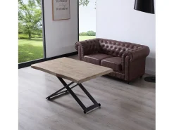 Mesa De Centro*duehome Mesa de centro elevatória Lada Fit Multicor