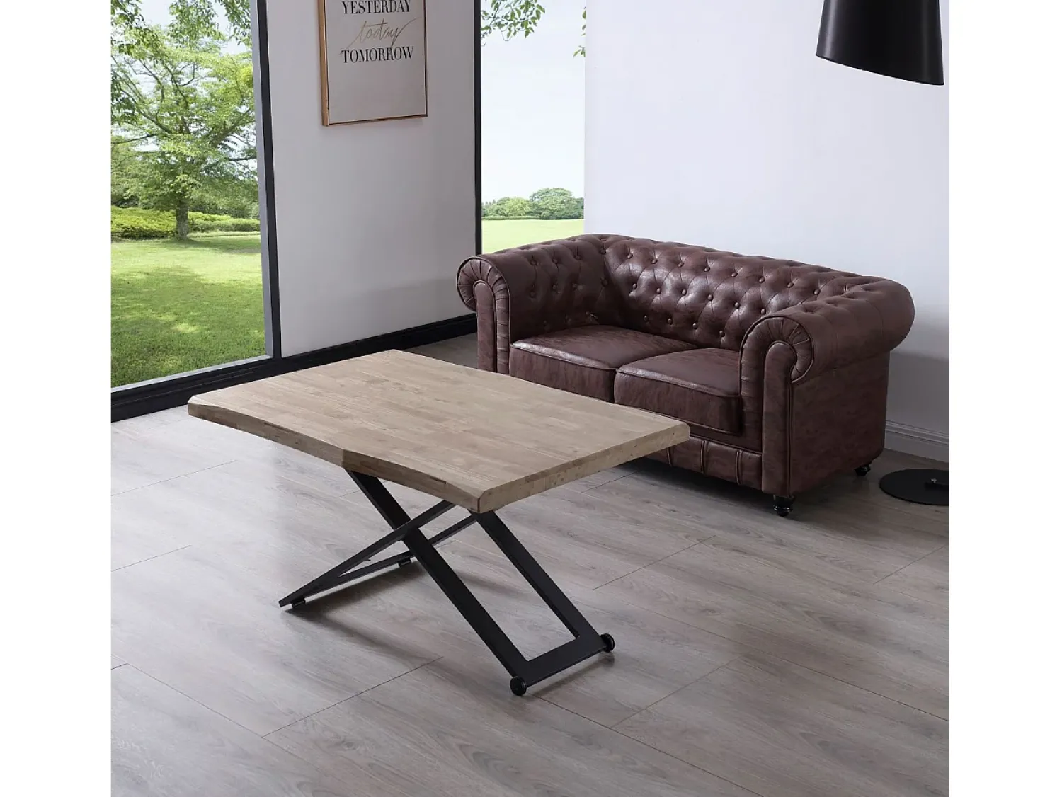 Mesa De Centro*duehome Mesa de centro elevatória Lada Fit Multicor