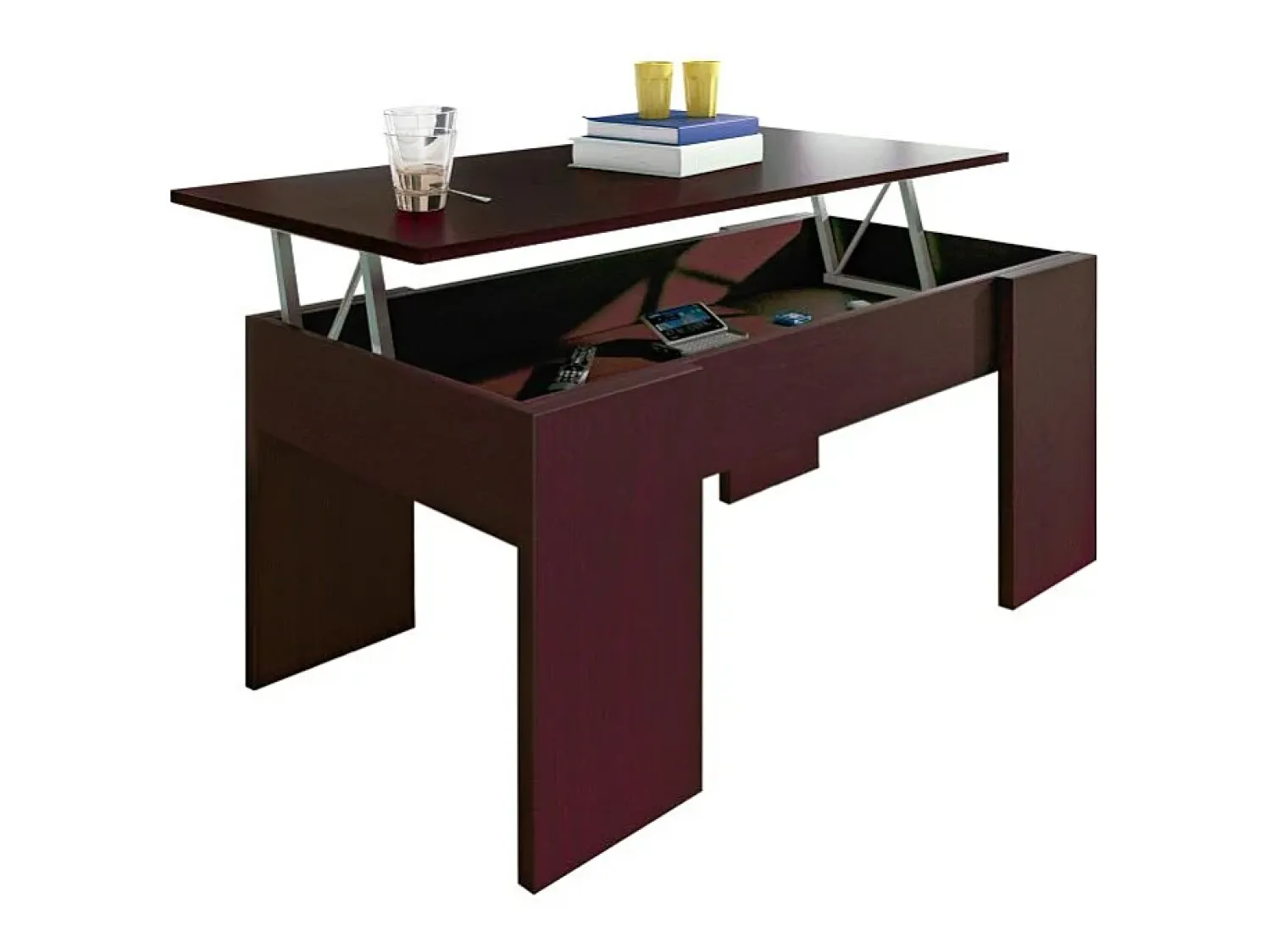 Mesa De Centro* Mesa de centro elevável Gala Castanho