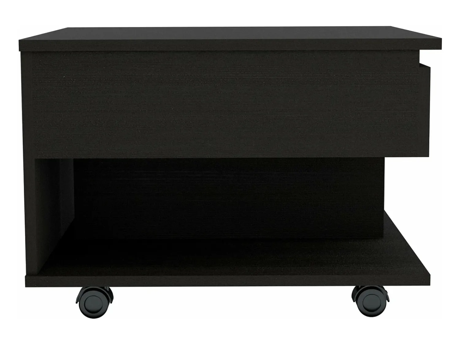 Mesa De Centro|TuHome Mesa de centro elevável Luanda, com rodízios, 38.86 cm X 54.86 cm X 49.78 cm , Preto