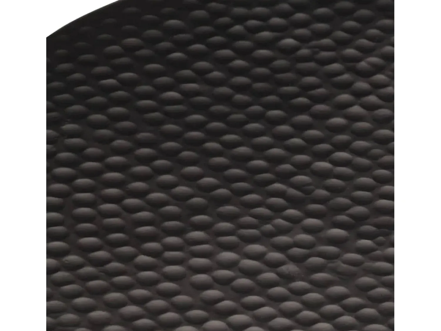 Mesa De Centro*vidaxl Mesa de centro em alumínio martelado Ø 50x30 cm Preto