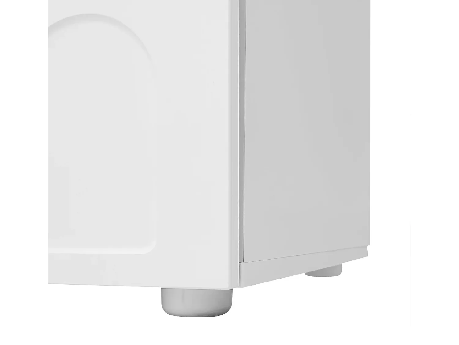 Mesa De Centro*Hauss Spole Mesa de centro em forma de nuvem com gaveta - Madeira PB - Branca Branco