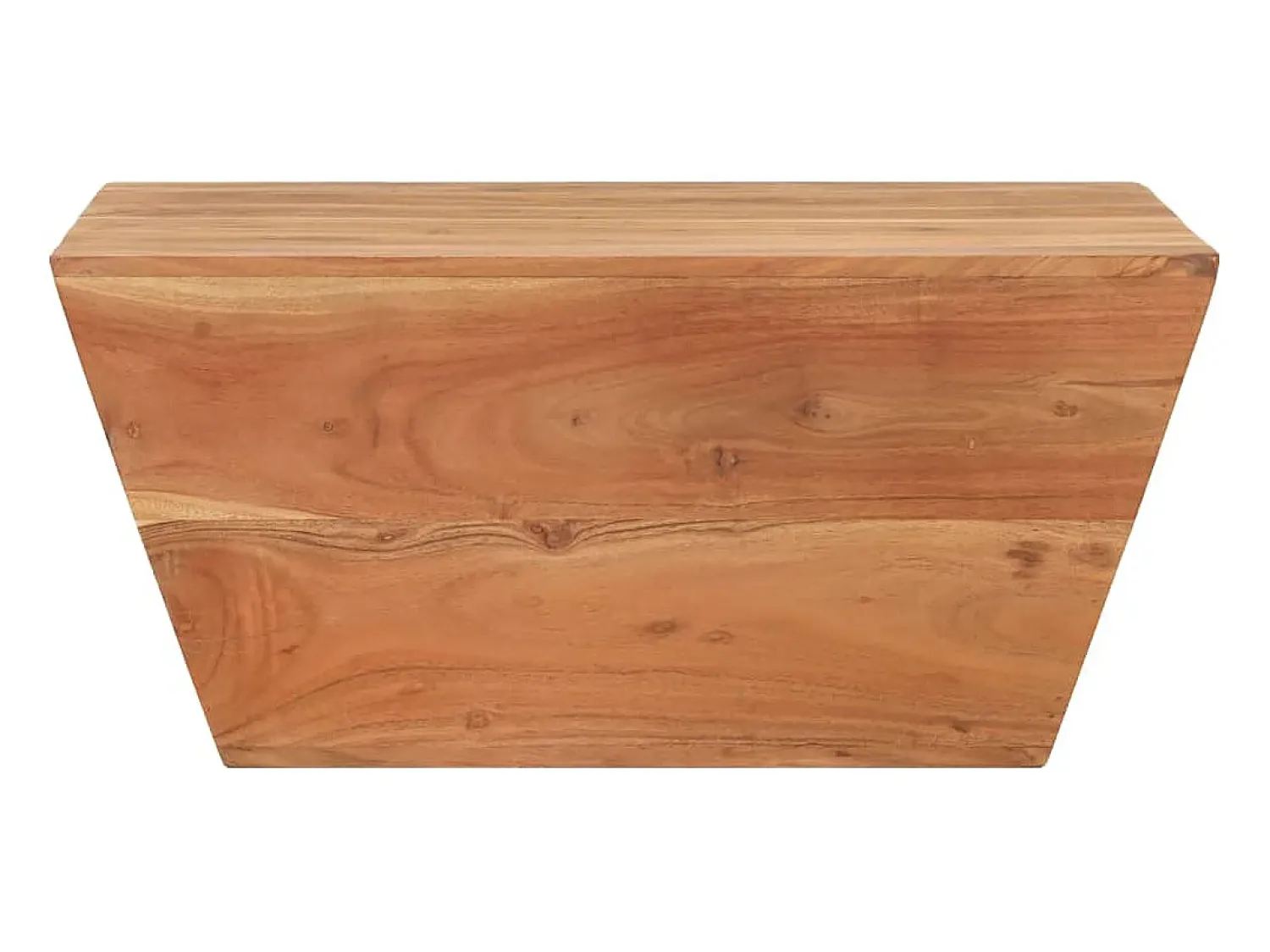 Mesa De Centro*vidaxl Mesa de centro em forma de V 66x66x30 cm acácia maciça Natural claro