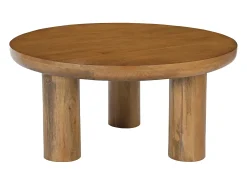 Mesa De Centro*Vente-unique Mesa de centro em madeira de mangueira natural clara - LASIRA Natural claro