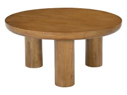 Mesa De Centro*Vente-unique Mesa de centro em madeira de mangueira natural clara - LASIRA Natural claro