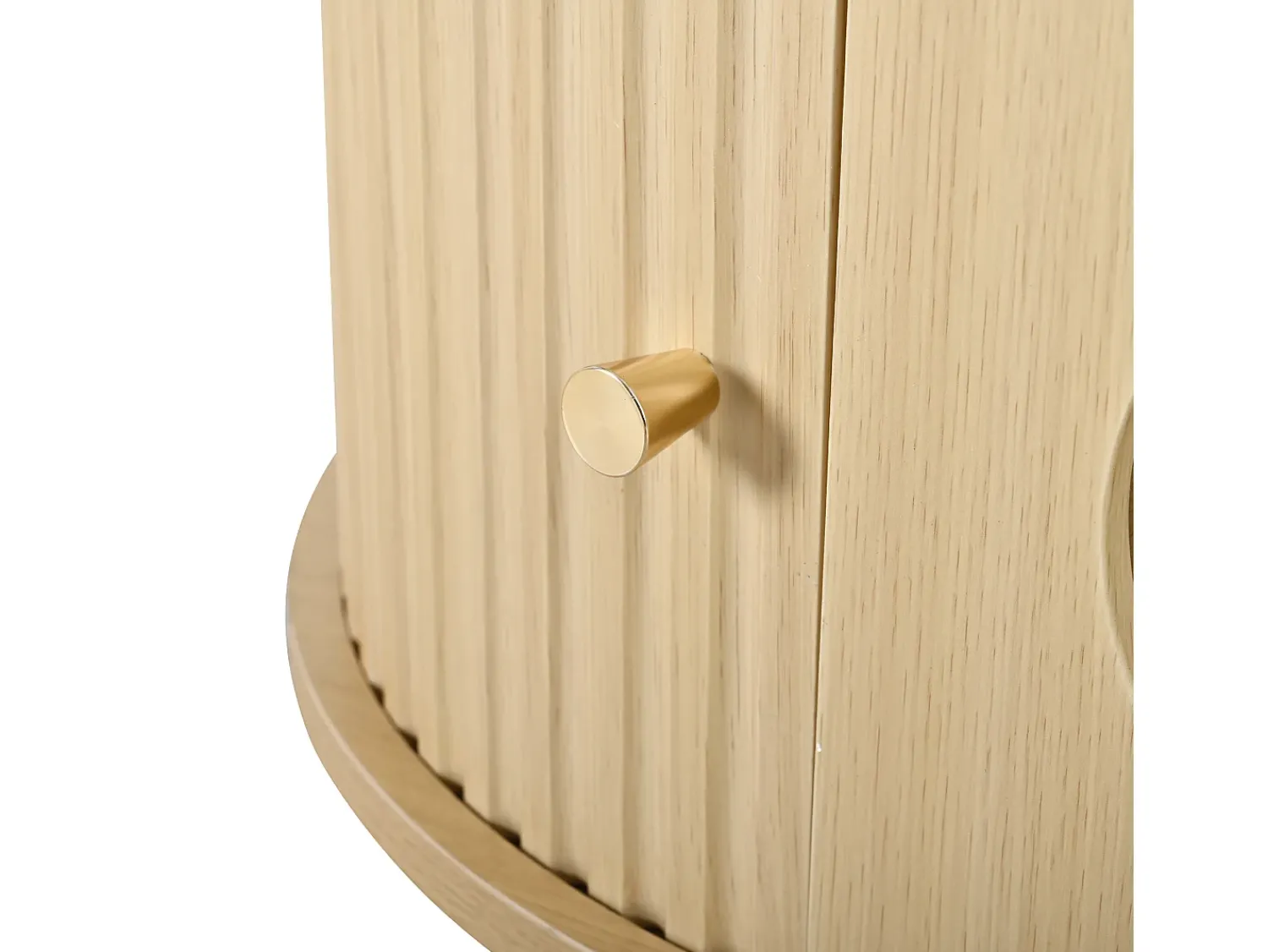Mesa De Centro|ModernLuxe Mesa de centro em madeira com efeito de madeira 100x50x36 cm - 1 gaveta e 2 portas de correr - MDF - Natural Natural claro