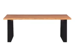 Mesa De Centro* Mesa de centro em madeira de acácia maciça 110x60x40 cm PT657140 Castanho