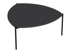 Mesa De Centro*Habitat et jardin Mesa de centro em madeira "Lenny" - 89 x 90 x 40 cm - Antracite Cinza antracite