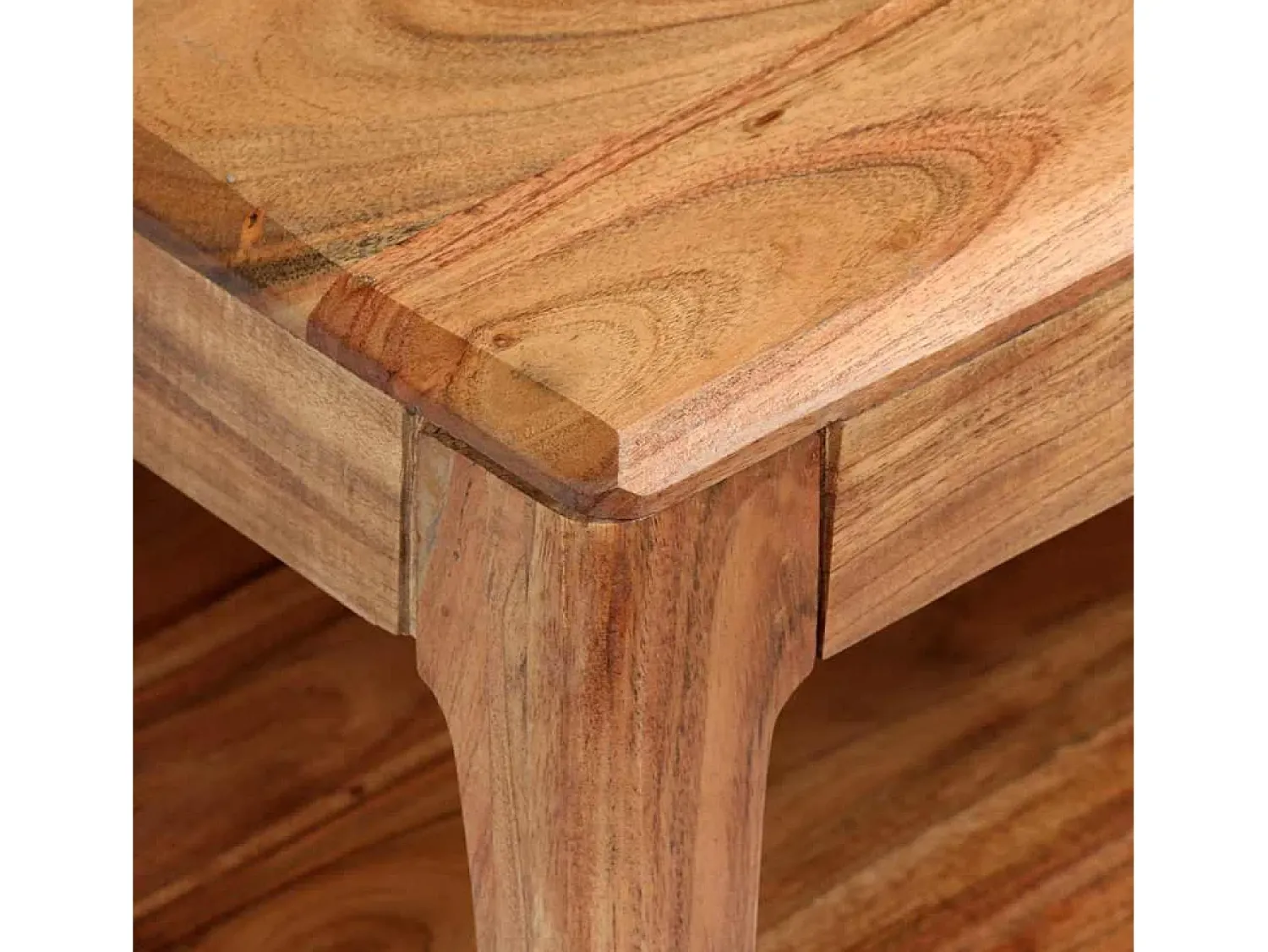 vidaxl Mesa de centro em madeira maciça 88x50x38 cm^ Mesa De Centro