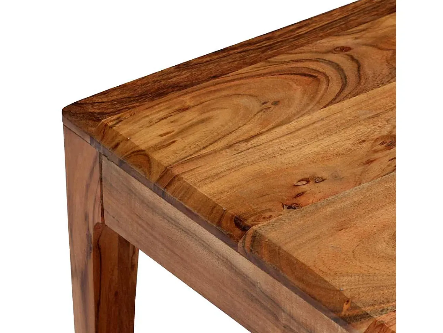 vidaxl Mesa de centro em madeira maciça 88x50x38 cm^ Mesa De Centro