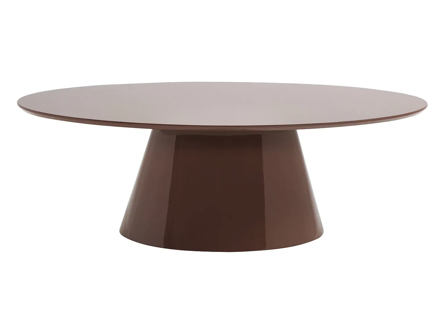Mesa De Centro*Vente-unique Mesa de centro em MDF - Castanho lacado - ANTELADA Castanho chocolate