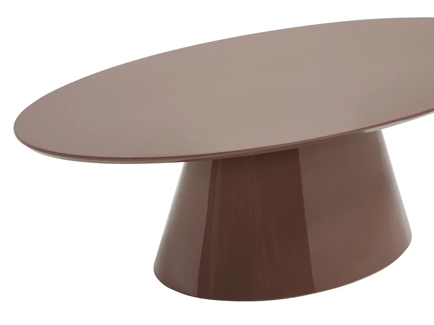 Mesa De Centro*Vente-unique Mesa de centro em MDF - Castanho lacado - ANTELADA Castanho chocolate