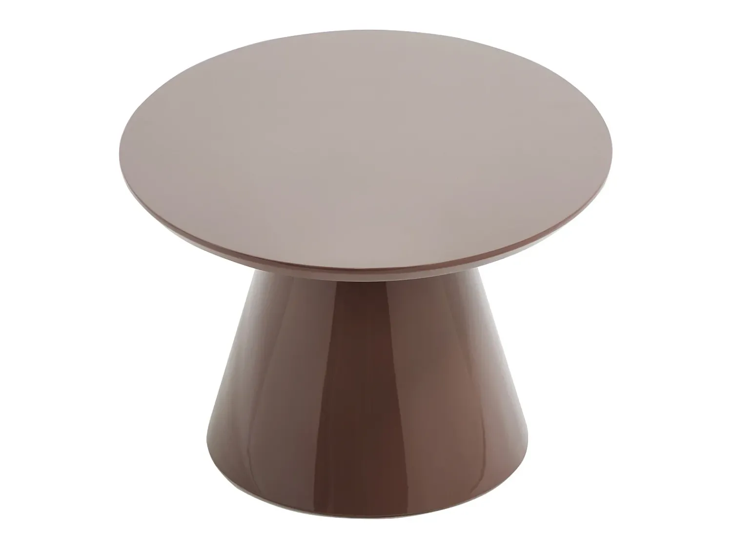 Mesa De Centro*Vente-unique Mesa de centro em MDF - Castanho lacado - ANTELADA Castanho chocolate