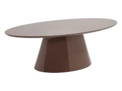 Mesa De Centro*Vente-unique Mesa de centro em MDF - Castanho lacado - ANTELADA Castanho chocolate