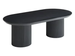 Hot Vente-unique Mesa de centro em MDF - Preta - Design - LORIMILA Preto
