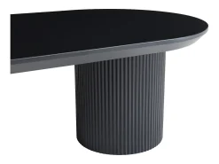 Hot Vente-unique Mesa de centro em MDF - Preta - Design - LORIMILA Preto