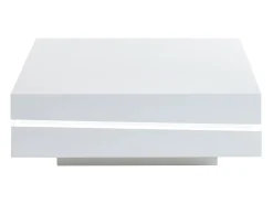 Vente-unique Mesa de centro em MDF com LEDs - lacado - LYESS^ Mesa De Centro