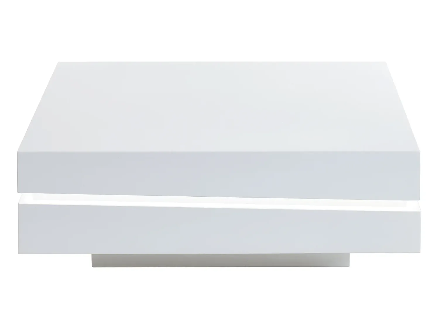 Vente-unique Mesa de centro em MDF com LEDs - lacado - LYESS^ Mesa De Centro