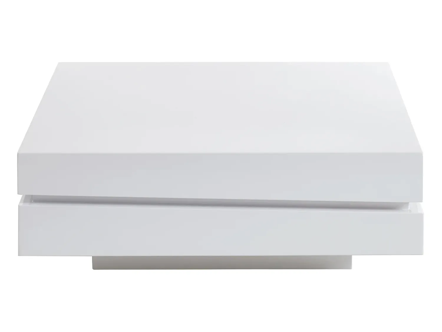 Vente-unique Mesa de centro em MDF com LEDs - lacado - LYESS^ Mesa De Centro