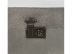 vidaxl Mesa de centro em MDF e alumínio 102x51x47,5 cm^ Mesa De Centro
