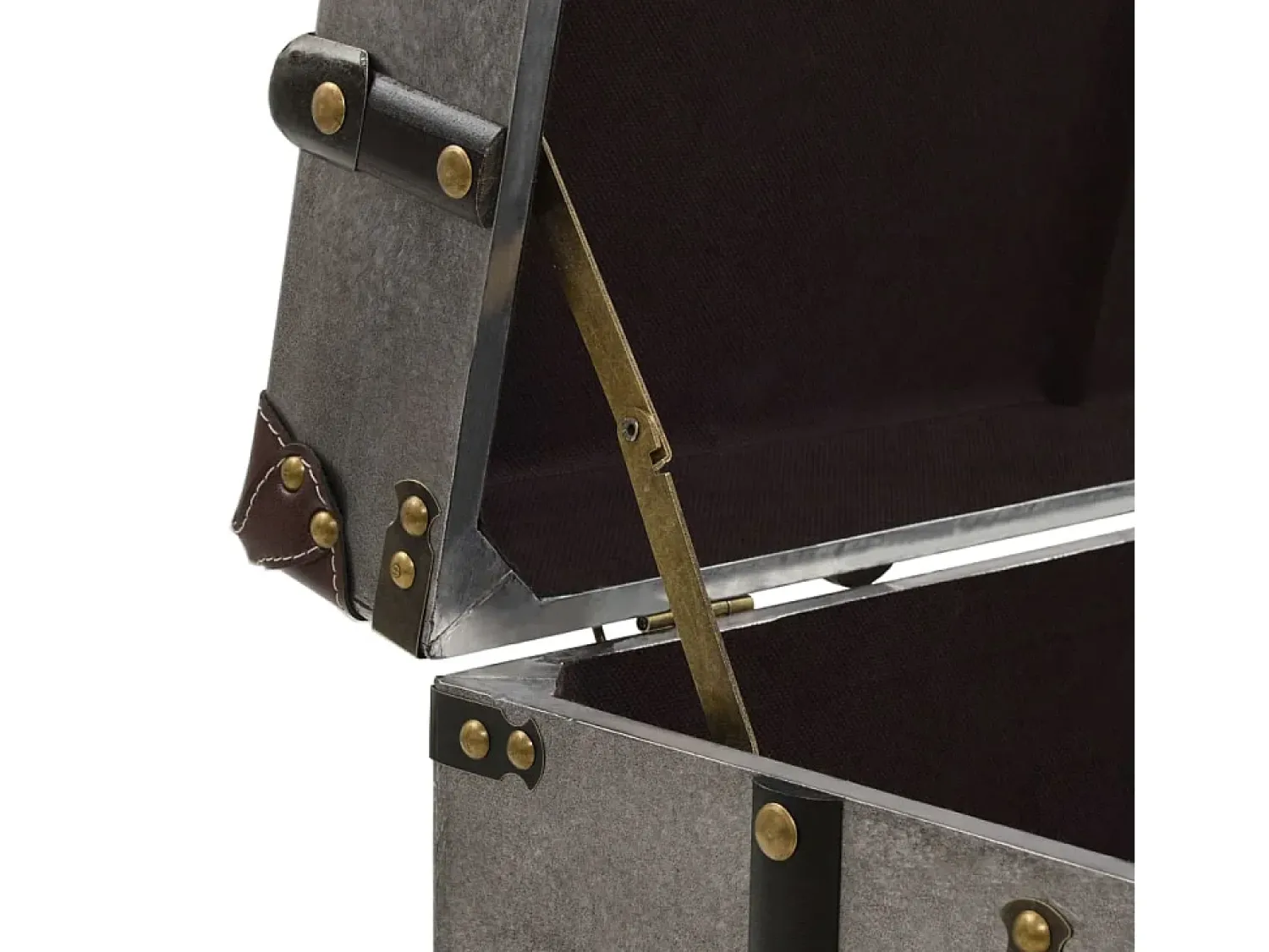 vidaxl Mesa de centro em MDF e alumínio 102x51x47,5 cm^ Mesa De Centro