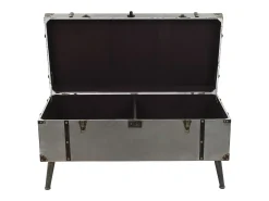 vidaxl Mesa de centro em MDF e alumínio 102x51x47,5 cm^ Mesa De Centro