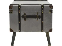 Mesa De Centro| Mesa de centro em MDF e alumínio 102x51x47,5 cm PT847361 Prateado
