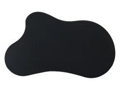 Mesa De Centro|ModernLuxe Mesa de centro em MDF e PVC - tampo irregular em forma de nuvem - Preto