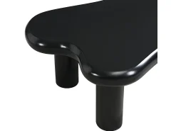 Mesa de centro em MDF com efeito de nuvem, iluminação LED de 16 cores e gavetas - com espaço de armazenamento.^ Mesa De Centro