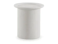 Mesa De Centro| Mesa de centro em poliresina de microcimento Branco
