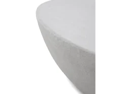 Mesa De Centro* Mesa de centro em poliresina de microcimento Branco