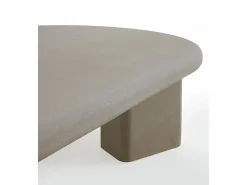 Discount Mesa de centro em poliresina de microcimento Camel
