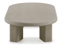 Discount Mesa de centro em poliresina de microcimento Camel