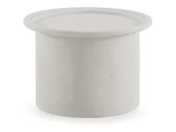 Clearance Mesa de centro em poliresina de microcimento Branco